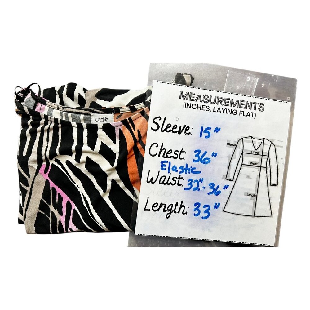 Cach Bold Zebra Abstract Retro Revival Y2k Boutiq… - image 6